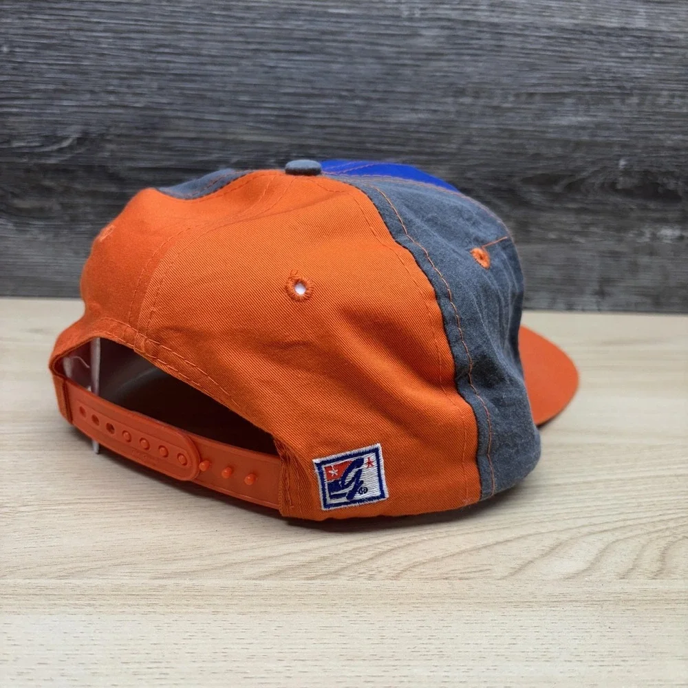 Vintage Florida Gators Hat Cap Snap Back Mens One Size Blue Orange NCAA Football